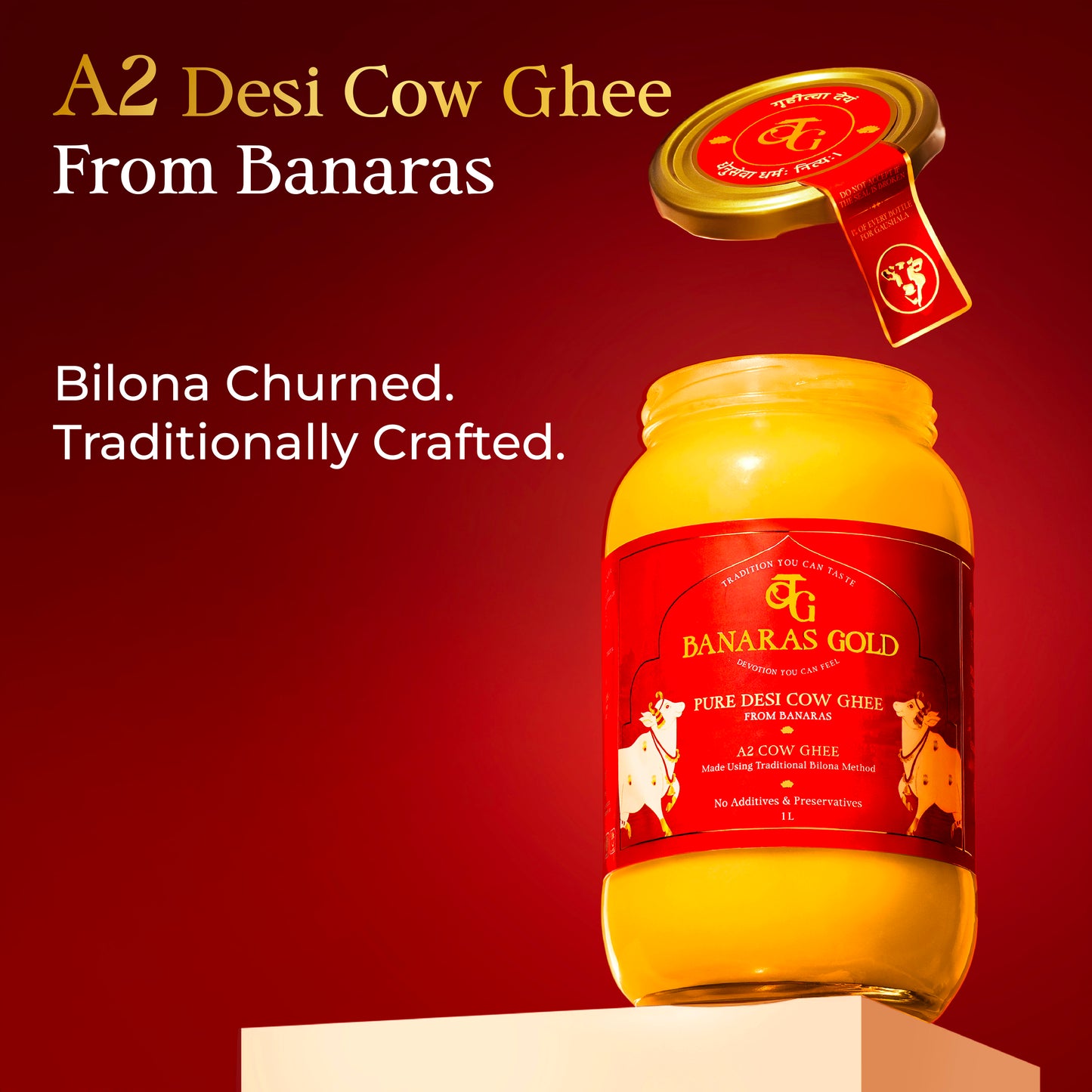 A2 Cow Ghee - 1L
