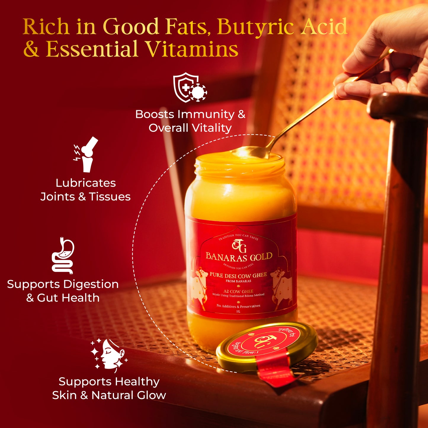 A2 Cow Ghee - 1L